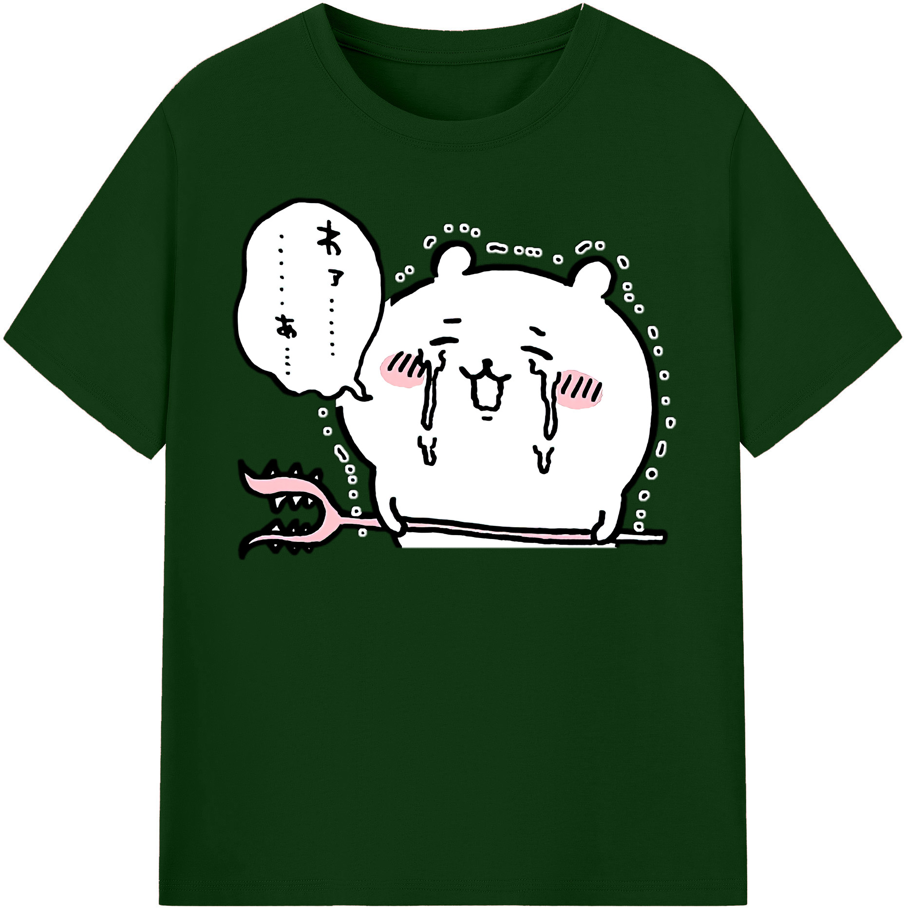 （画像用） ちいかわ ちいかわ Chii-kawa chiikawa 綿100％半袖Tシャツ（フロントプリント）